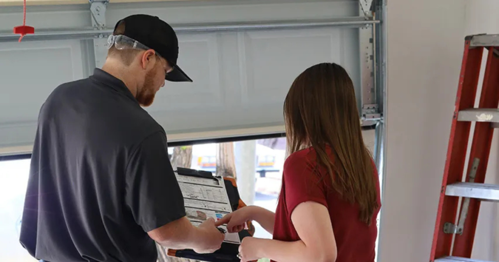 How long does it take to fix a garage door?