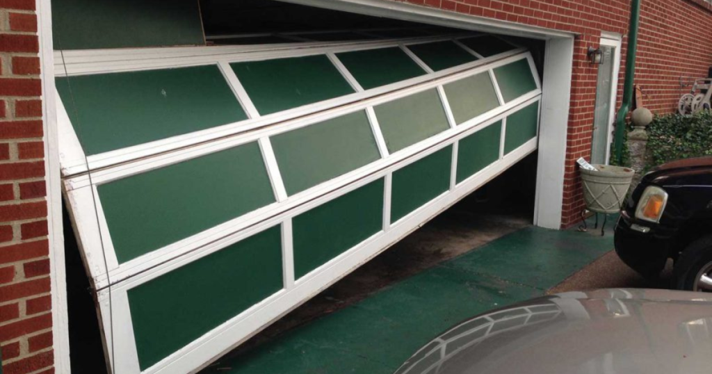 unbalanced garage door